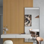 Painel Ripado Autocolante para Parede 101 Placas 45x11 Decorativa Madeira Revestimento Ripa MDF Shiplap WPC Wall Panel - Imagem 9