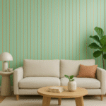 Painel Ripado Autocolante para Parede 101 Placas 45x11 Decorativa Madeira Revestimento Ripa MDF Shiplap WPC Wall Panel - Imagem 5