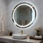 Espelho Redondo com LED para Banheiro e Penteadeira - Imagem 5
