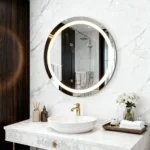 Espelho Redondo com LED para Banheiro e Penteadeira - Imagem 4