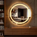 Espelho Redondo com LED para Banheiro e Penteadeira - Imagem 6