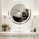 Espelho Redondo com LED para Banheiro e Penteadeira - Imagem 3