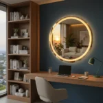 Espelho Redondo com LED para Banheiro e Penteadeira - Imagem 12